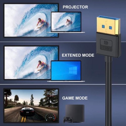 DisplayPort 1.4 8K60hz Ultra-HD Video Cable | Male to Male - Picture 9 of 10