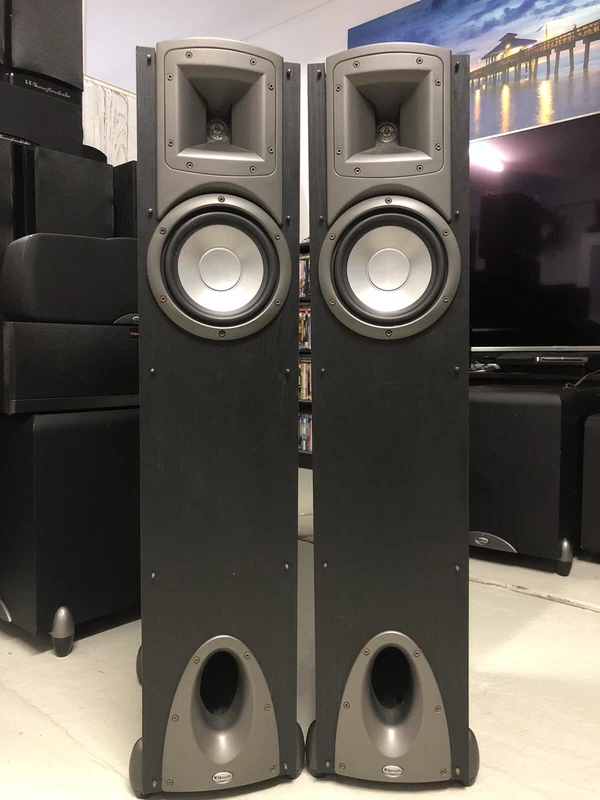 klipsch synergy f1 floorstander speakers