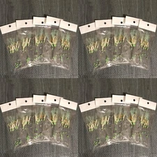 20pks Size 1/0 Fishing Sabiki Bait rigs Fish Skin Glow head Lure Saltwater NEW