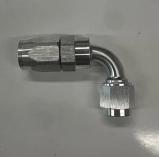 W57raw -6AN 90 degree Hose End / Oil Fuel / reusable / Swivel 6 AN Fitting Raw