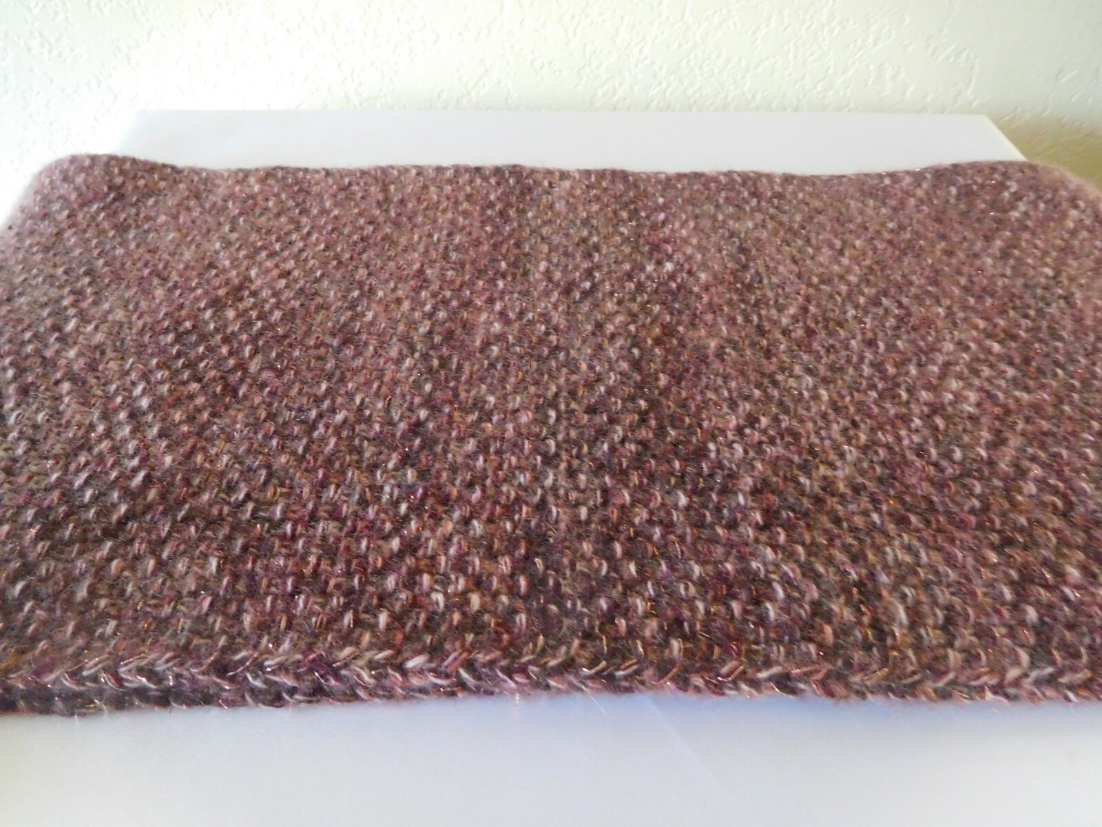 New UGG Australia Quatro Pom 100percent Cashmere Port Scarf Wrap image 4