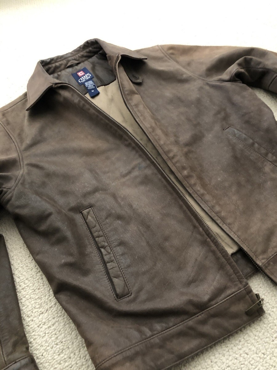 Vintage Men's Ralph Lauren Chaps Leather Jacket Coat Brown Vintage Men's Ralph Lauren Chaps Leather Jacket Coat Brown