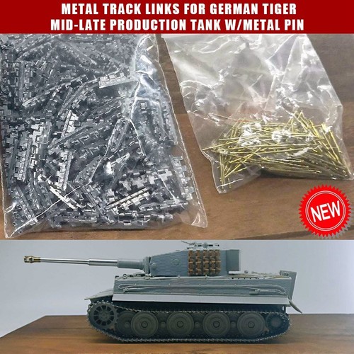 1/35 Metall Gleisglieder mit Metallstift für German Tiger Mid-late Production Tank - Bild 9 von 15