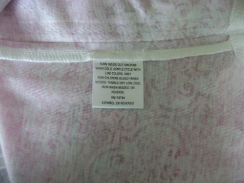 NEW STYLE & CO WOMEN'S T-SHIRT PP PETITES PINK FLORAL TEE RHINESTONES BLOUSE TOP - Picture 7 of 8