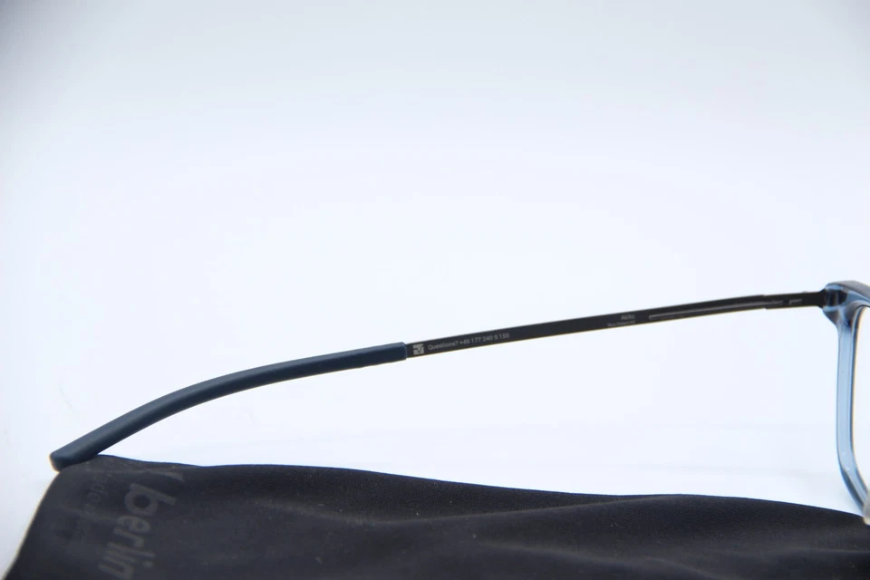 НОВАЯ IC! БЕРЛИН AKITO СИНИЙ ВОДЫ HD СИНИЙ ПРОЗРАЧНЫЙ ПОДЛИННЫЙ ОПРАВЫ ОЧКИ 53-20 - Изображение 3 из 4