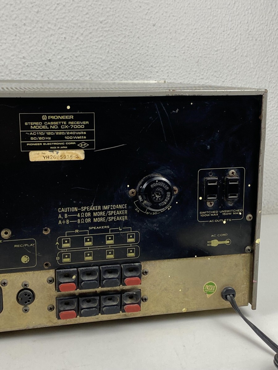 VINTAGE Pioneer CX-7000 Stereo Cassette Receiver | eBay