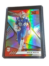 2021 Chronicles XR Draft Picks Kyle Pitts Green Foil Parallel Rookie RC #196