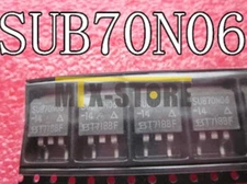 10PCS SUB70N06-14 Encapsulation''D2PAK'N-Channel 60-V (D-S)' 175 Degree