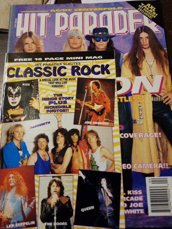 Vintage 1993 Hit Parader Magazine . Poison 