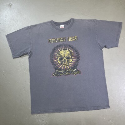 Vintage Machine Head Band T-Shirt Large Death Shines 90s Nu Metal 