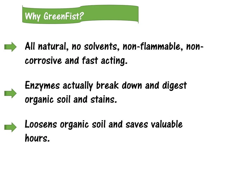 GreenFist Pet  Stain & Odor Remover Carpet Cleaner Enzyme Fast Acting  1 Gallon - Image 3 of 4