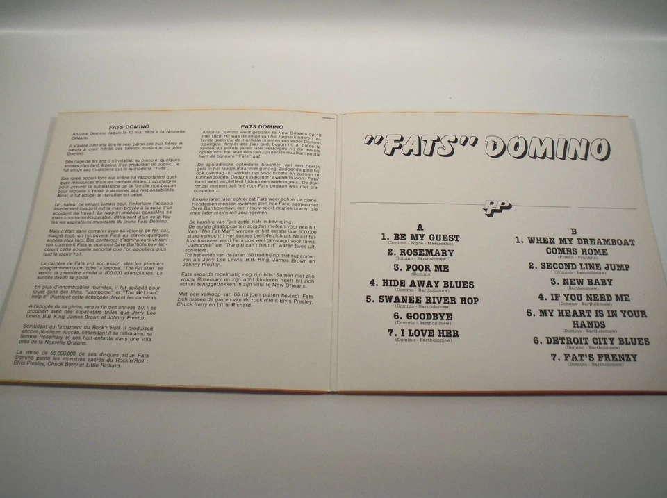 Fats Domino 14 Track RARE Gatefold Vinyl LP Belgium Import, 4M036-82700 New! - Image 4 of 4