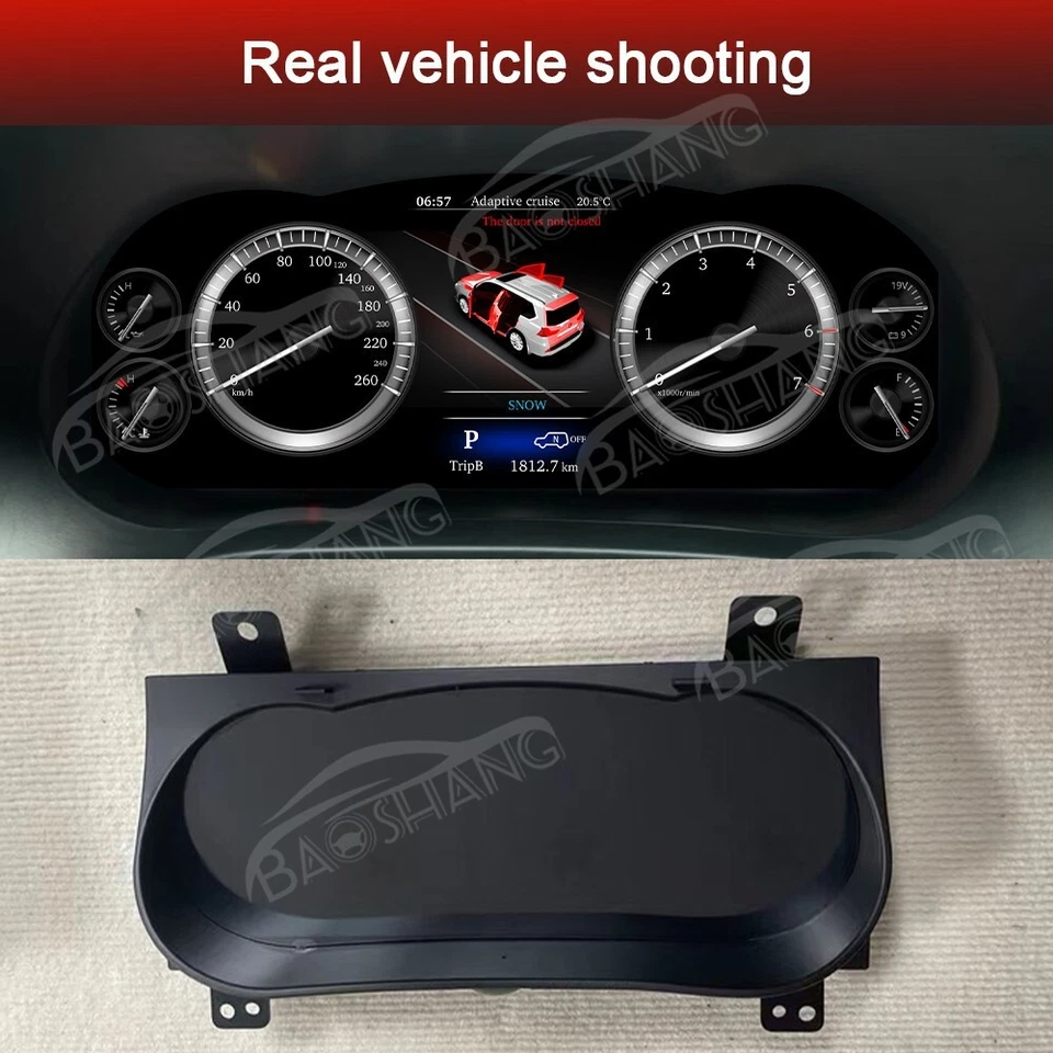 Nuevo velocímetro digital LCD para tablero de instrumentos para Toyota Hilux 2016-2024 Foto 3 de 4