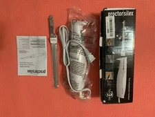 New-Open Box-Proctor Silex 74311 Easy Slice Electric Knife - White