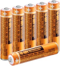 4/6/8 For Panasonic Cordless Phones Rechargeable Batteries 1.2V AAA Ni-MH 700mAh