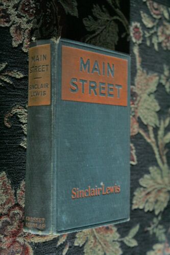 Main Street, Sinclair Lewis, 1920 Hardcover ..........................2.15.20 - 第 1/3 張圖片