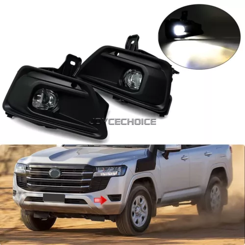 Front Bumper Fog Lamp For Toyota Land Cruiser LC300 VX Version 21-22 DRL Light