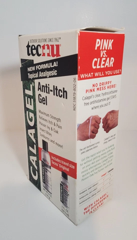 Gel antipicazón Tecnu Calagel máxima fuerza analgésico tópico 6 oz Foto 2 de 3