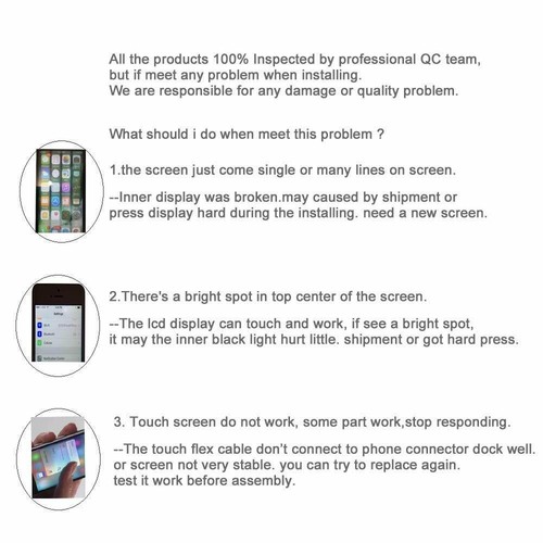For iPhone 6 6s 7 8 Plus LCD Display Full Assembly Touch LCD Screen Replacement - Picture 3 of 131