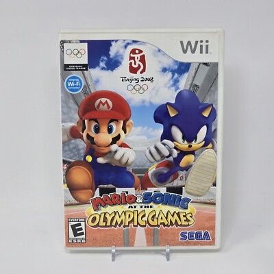 Mario & Sonic at the Olympic Games (Nintendo Wii) CIB COMPLETE & TESTED