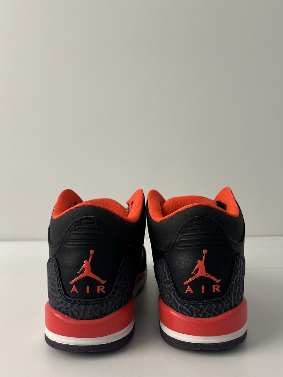 Air Jordan 3 Retro Crimson Black Bright Canyon Purple Sz 7Y Air Jordan 3 Retro Crimson Black Bright Canyon Purple Sz 7Y