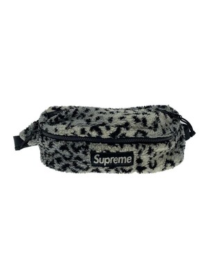 Supreme 17aw/leopard fleece waist bag/GRY | eBay