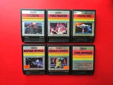 Atlantis Cosmic Ark Demon Attack Fire Fight Star Voyager More Imagic Lot 6 Games