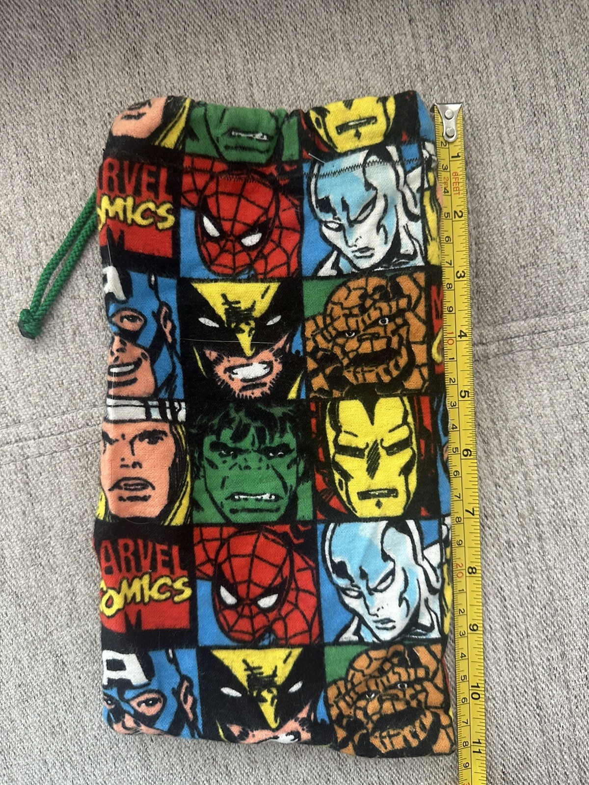 Marvel Comics Superhero Character Drawstring Pouch - image 3