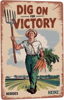 Vintage Garden for Greenhouse Tin Metal Signs Home Décor 8x12