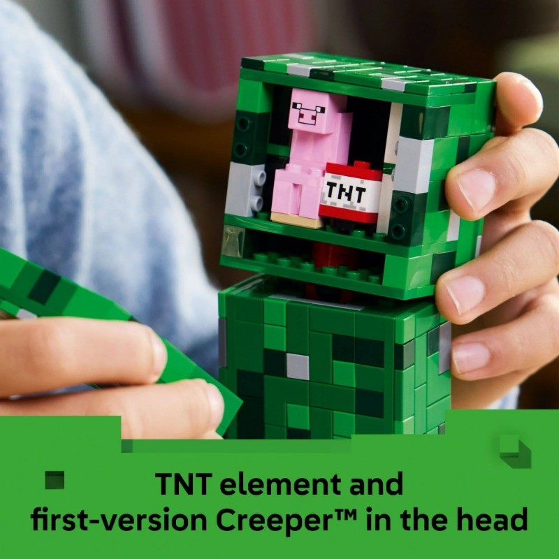 LEGO Minecraft The Creeper Kids Toy Poseable Action Figure 21276