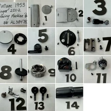 VINTAGE 1953 SINGER 201-2 SEWING MACHINE PARTS