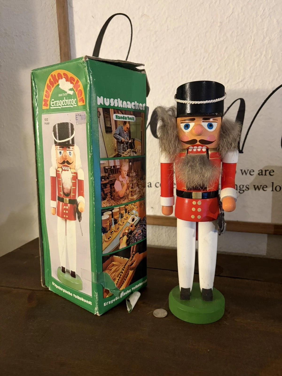 Füchtner Red King German Nutcracker Fuchtner Nussknacker Erzgebirge Seiffen