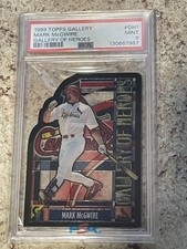 PSA 9- 1999 Topps Gallery - Gallery of Heroes Mark McGwire #GH1 Cardinals 🔥🔥
