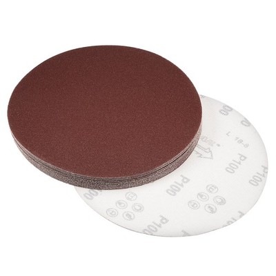 8-inch Hook and Loop Sanding Discs 100-Grits Sandpaper for Orbital Sander 15pcs