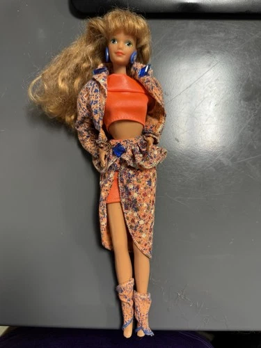 Vintage 1989 Barbie and the Beat Midge Doll #2752 Outfit Jewelry & One Shoe