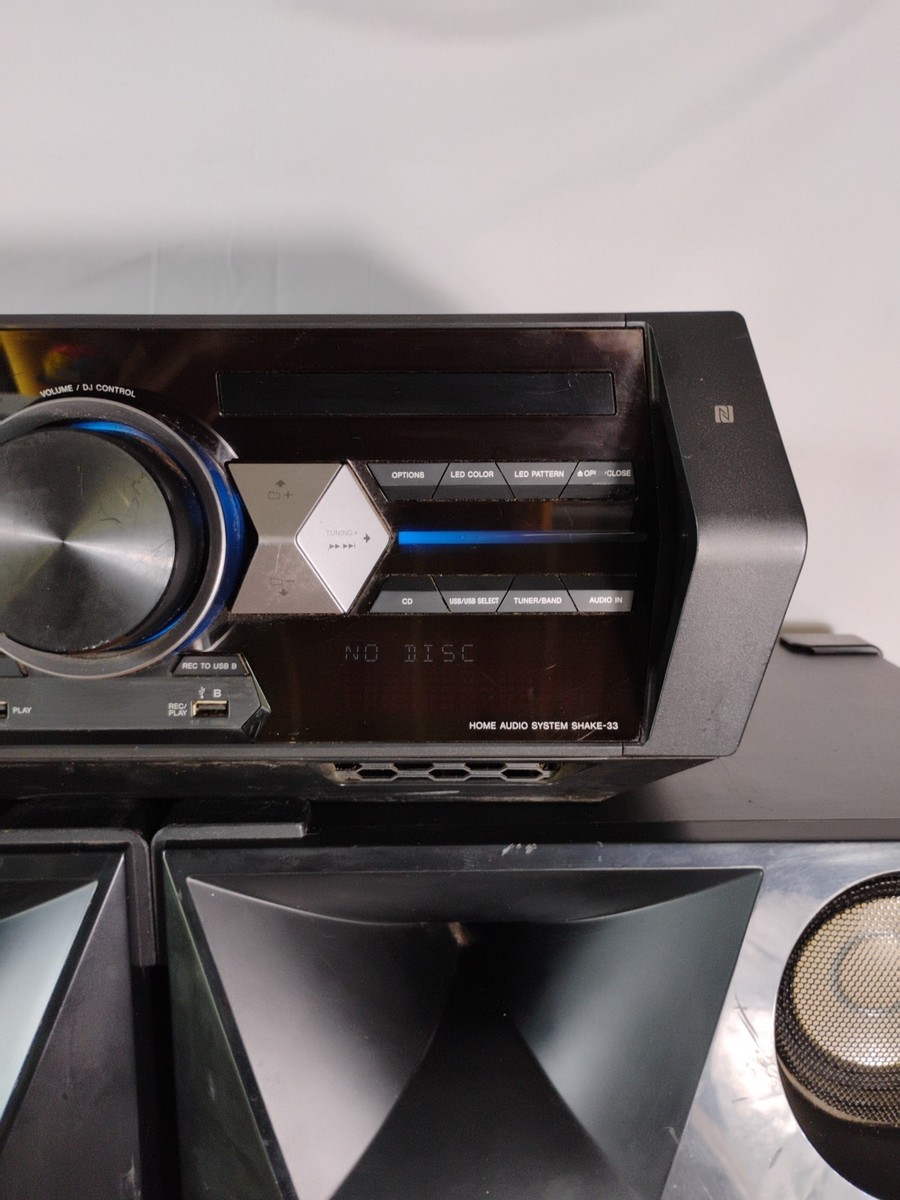 Sony SHAKE-33 2400W Home Audio System Bluetooth NFC CD USB AUX DJ