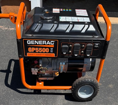 #ad Generac GP5500 Portable Generator Includes switch and 220v cord. $595.00