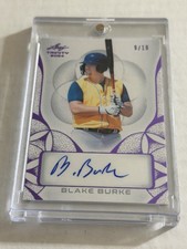 2024 Leaf Trinity Blake Burke Purple Auto /10 # BA-BB1