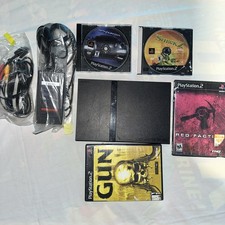 Consola delgada Sony PlayStation 2 PS2 SCPH-70012 (4) consola de juegos y cables probada