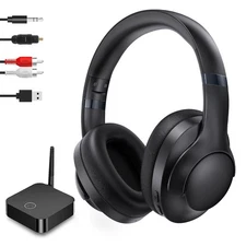 Wireless TV Headphones Bluetooth with Transmitter, Long Range, Senior, No Delay