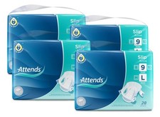 Attends Slip Active 9 Gr. L (Large) 112 Pièces (1 Carton) Incontinence