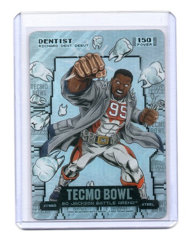 Bo Jacksons Battle Arena-Tecmo Bowl - Dentist - Silver CoinFlip Steel BF - SC560