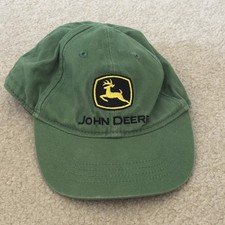 John Deere Boy's Toddler Hat Green Embroidered Logo 100 Cotton