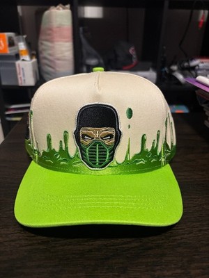 Mortal Kombat Reptile Modern Blockhead Snapback Acid Accent