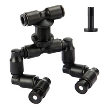 T-Double Reptile Mister Misting Nozzles Assembly, 1/4 Inch for Terrarium Tanks