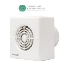 Manrose CF100T Centrifugal Extractor Fan 100 mm / 4 Inch Timed Bathroom Fan