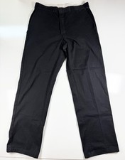 Dickies Work Pant 36x34 Black Straight Leg Durable Casual Hiking Unisex Workwear