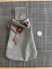 Home made Custom Medieval/Renaissance Medium Leather Belt Pouch bag