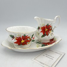 Set da the te o per caffe in porcellana Royal Albert Stella di Natale Yuletide 