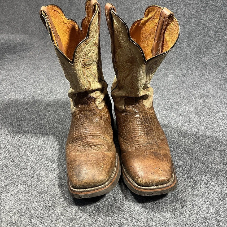 Nokota Horse Botas Para Hombres 11 Ropa de Trabajo Botas Occidentales Dos Tonos Vaquero Foto 3 de 4